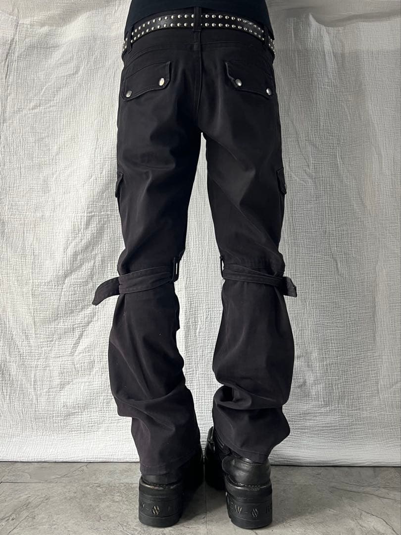 パンツ \"semantic design\" Bondage Flared Pants