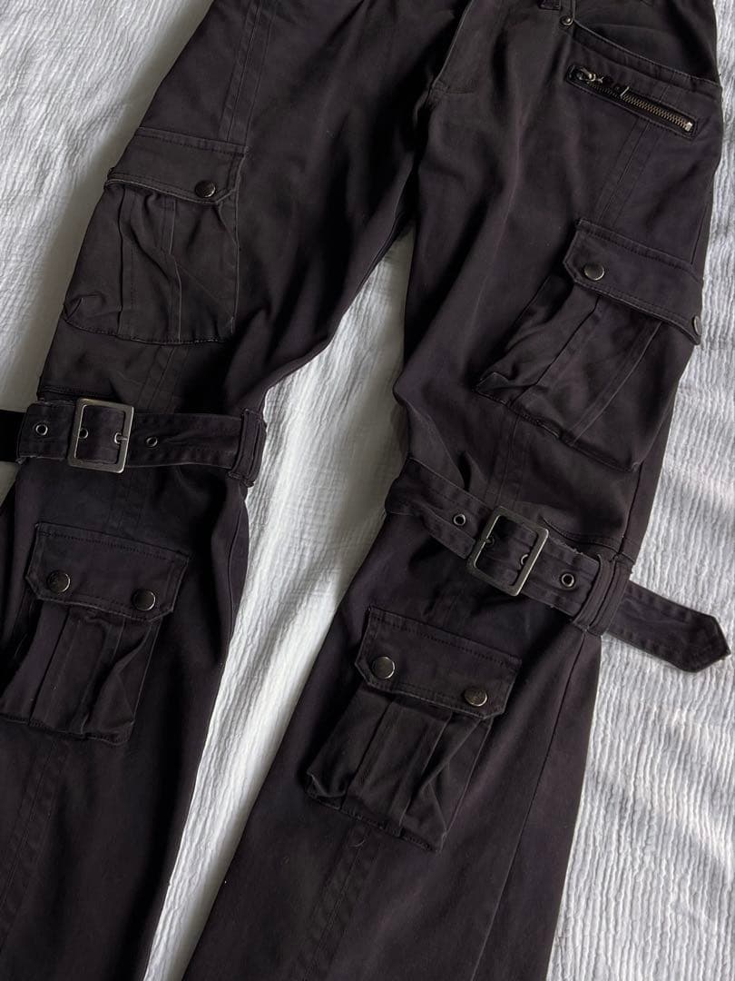 パンツ \"semantic design\" Bondage Flared Pants