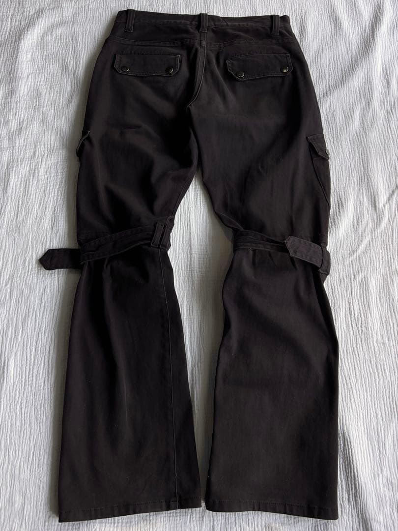 パンツ \"semantic design\" Bondage Flared Pants