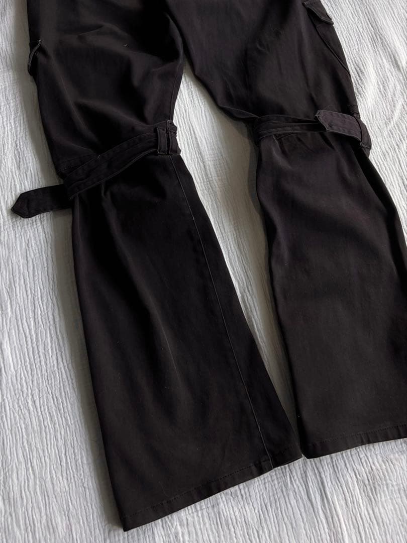 パンツ \"semantic design\" Bondage Flared Pants