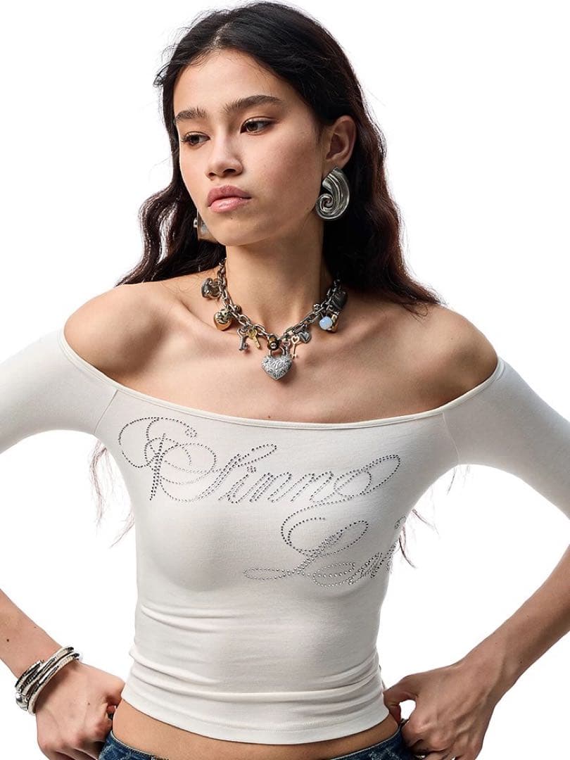 1JINN STUDIOチェーンネックレス ハートチャーム