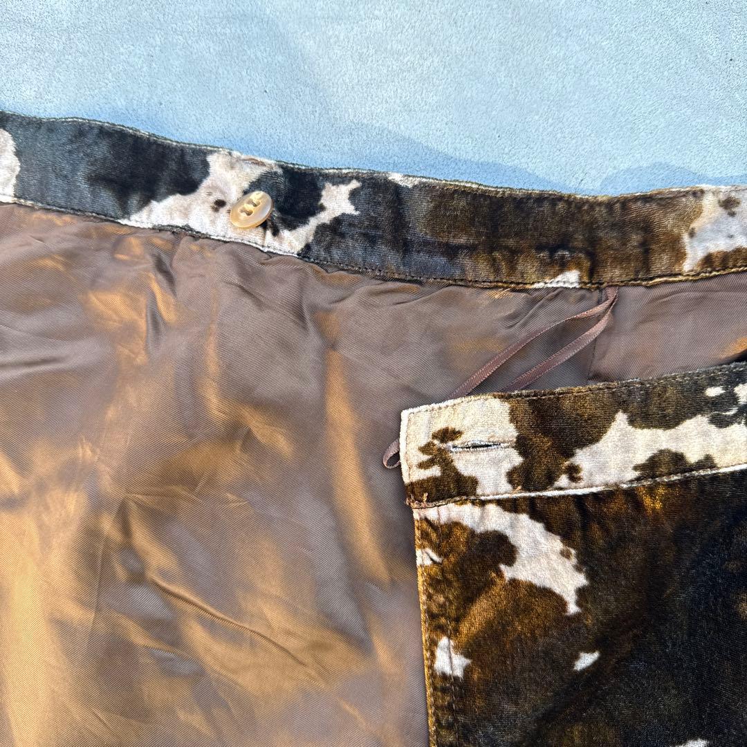 【Acne studios】アニマル柄巻きスカート