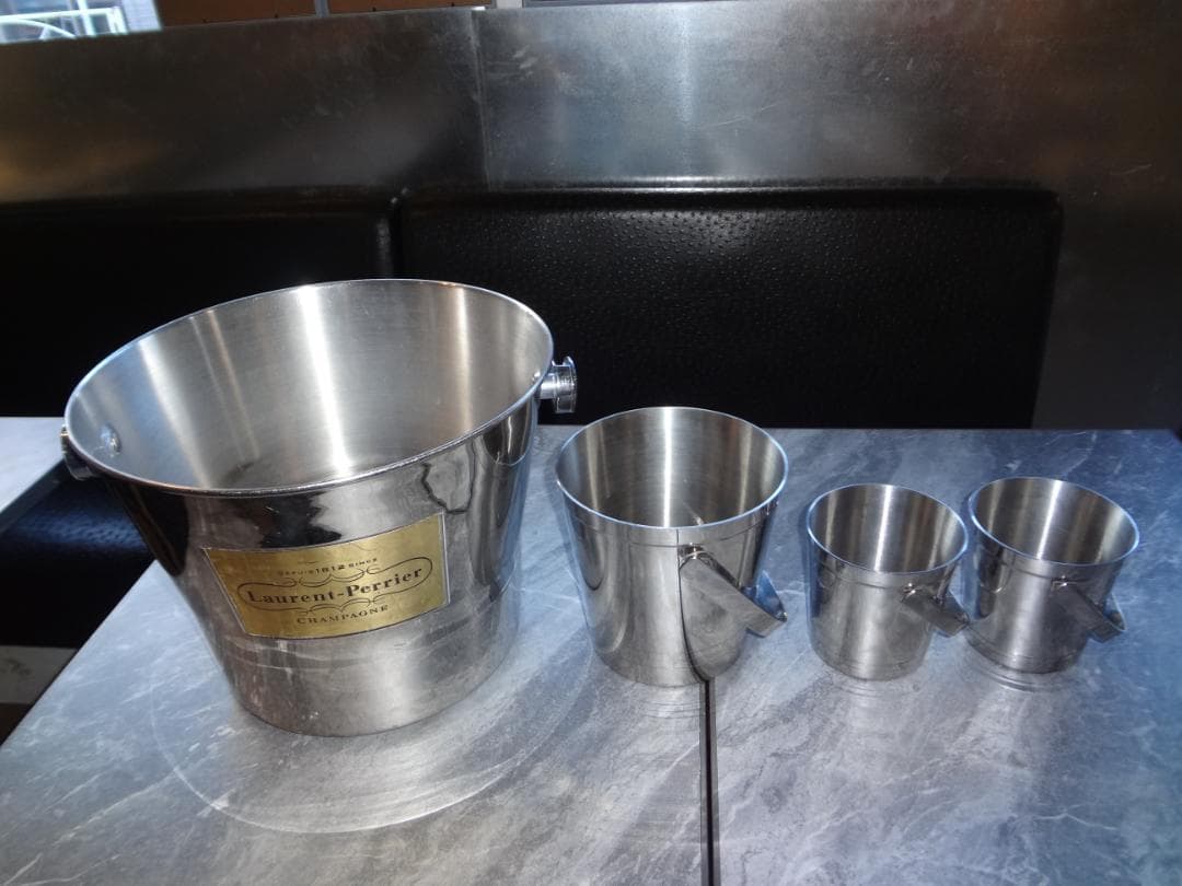 大型アイスバケツ　ローランペリエ　 シャンパンクーラー　 ワインクーラー