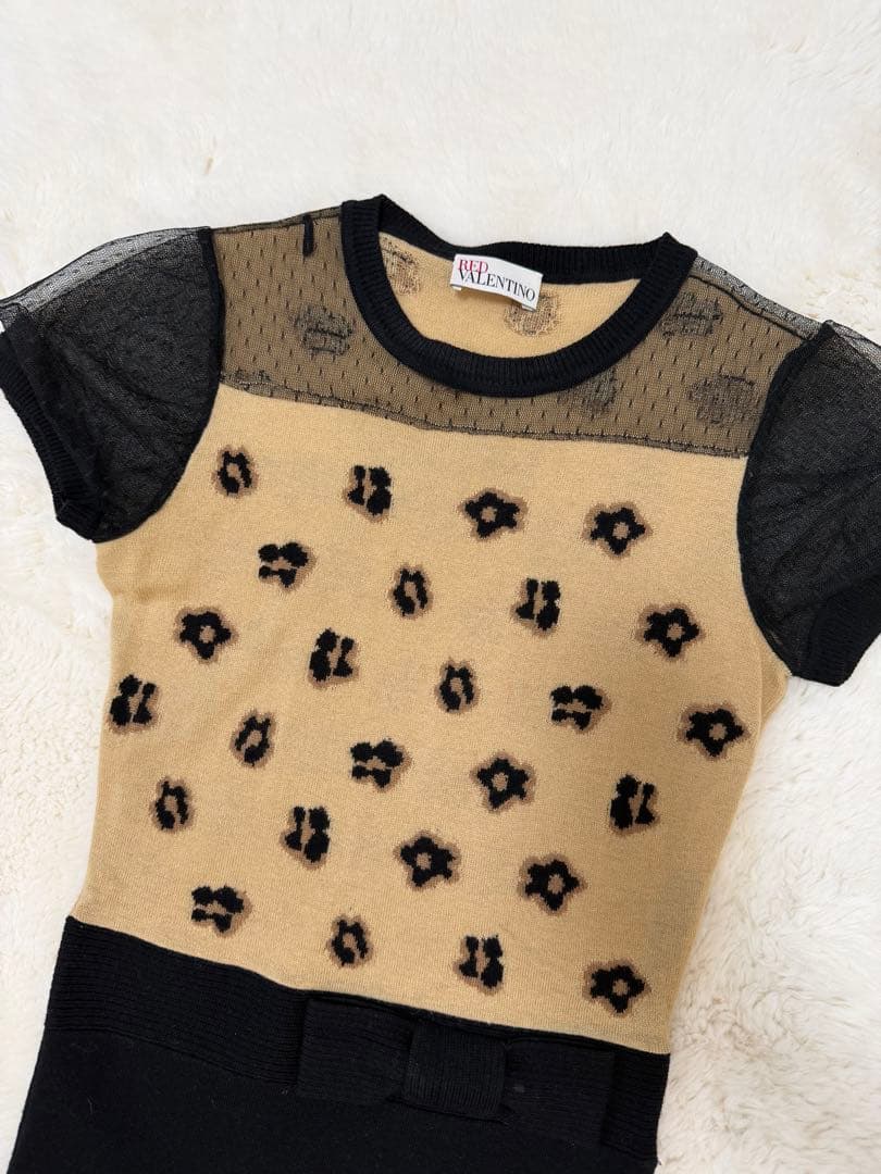 RED VALENTINO アンサンブル　ヒョウ柄　XS