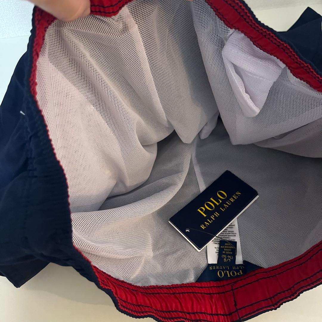 新品タグ付き　ポロラルフローレン トラベラースイムショーツ　L