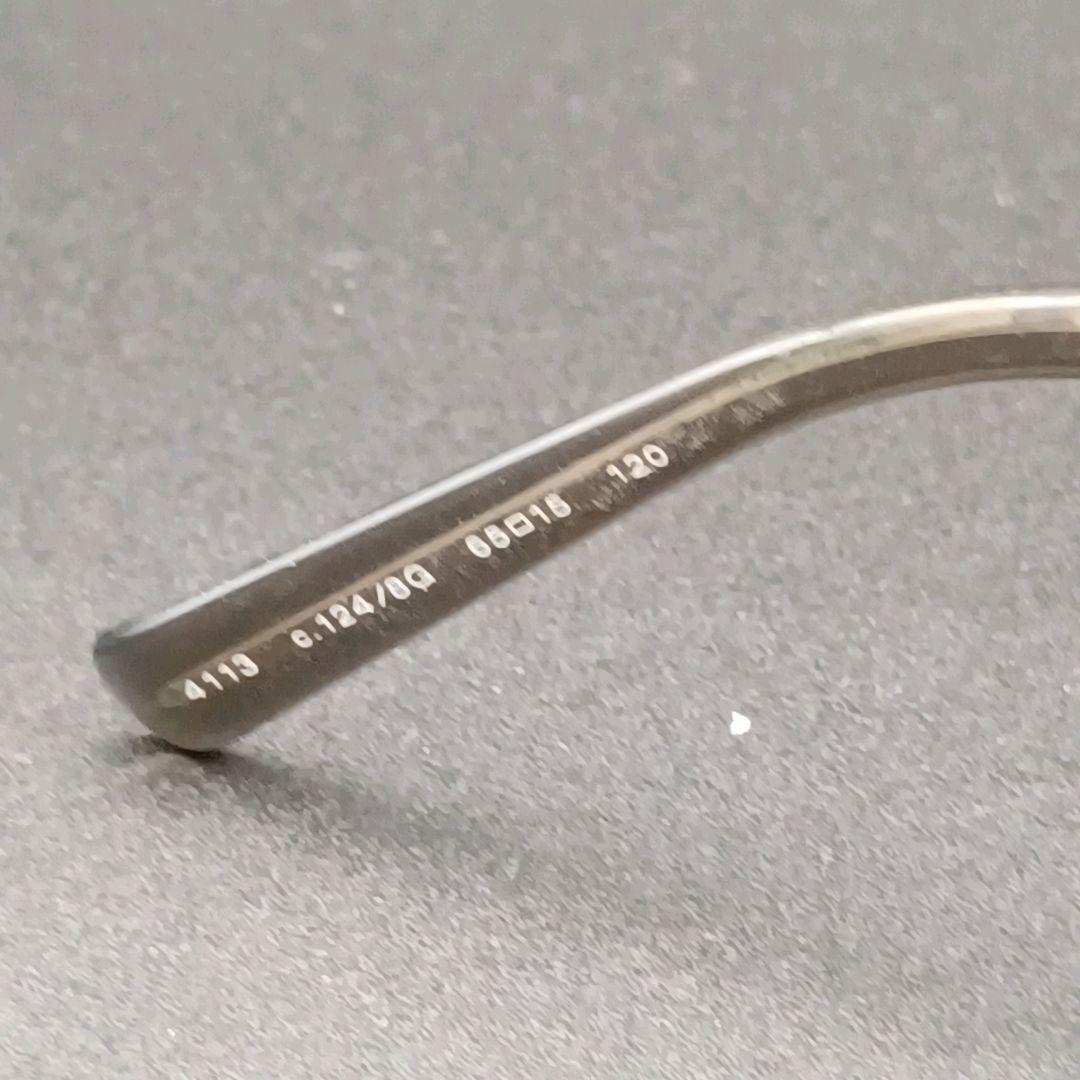 シャネル グラデーション サングラス ココマーク レザーチェーン リムレス