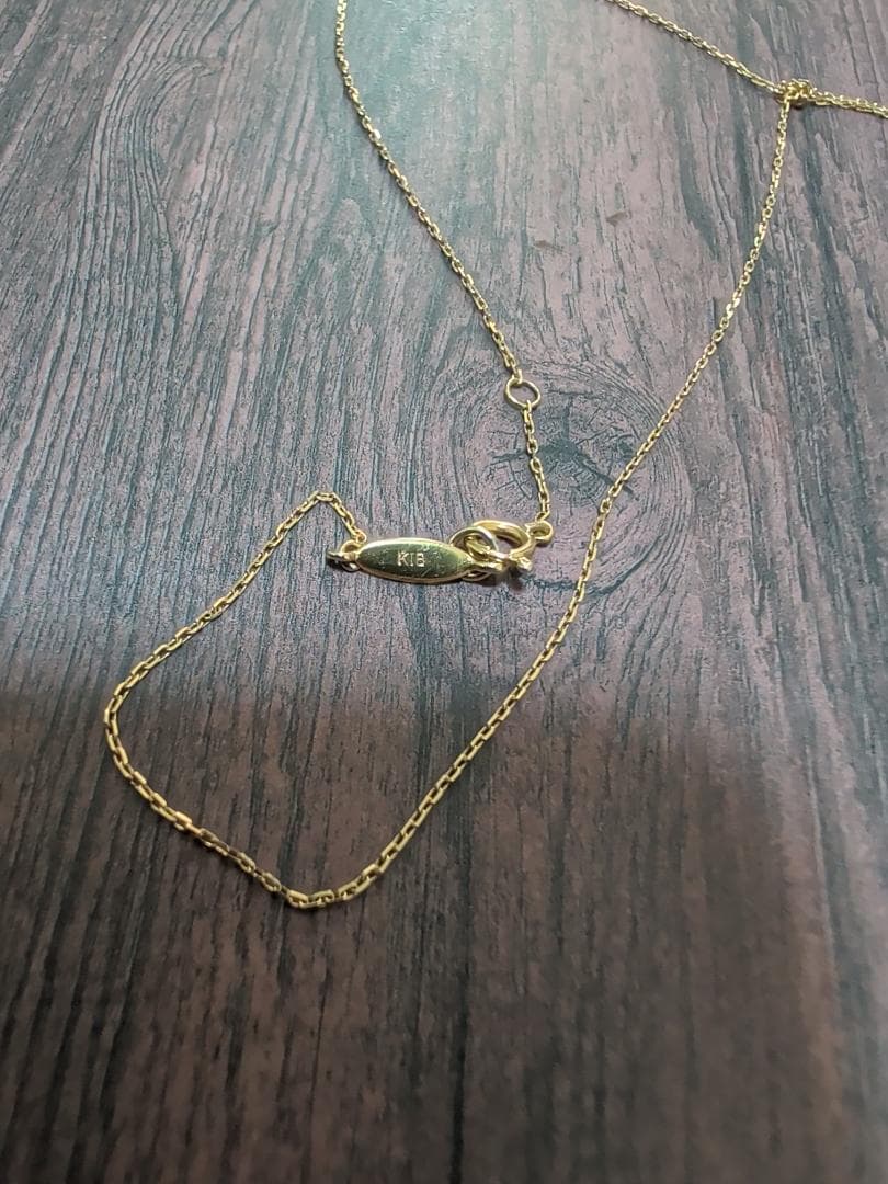 AHKAH ハートネックレス K18 イエローゴールド VC0102010100