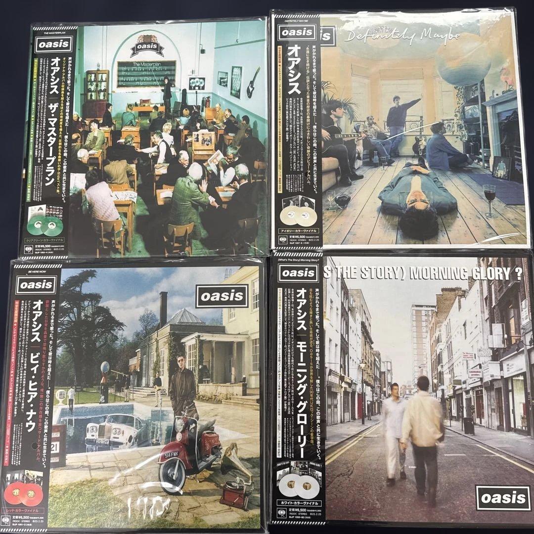 oasis オアシス レコード カラーヴァイナル 4枚セット 未開封