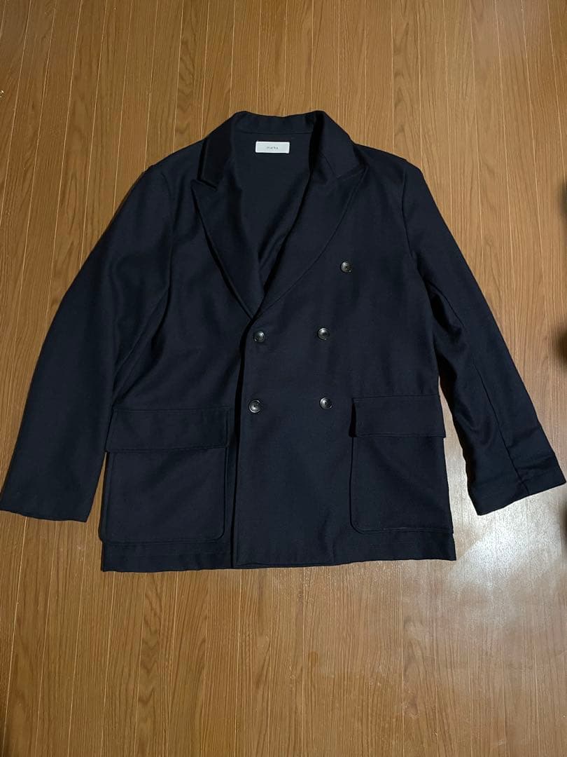 marka wool soft serge セットアップ size2 navy