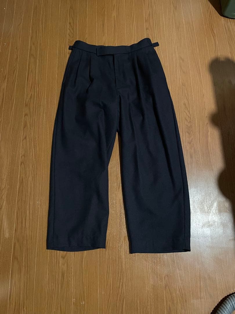 marka wool soft serge セットアップ size2 navy