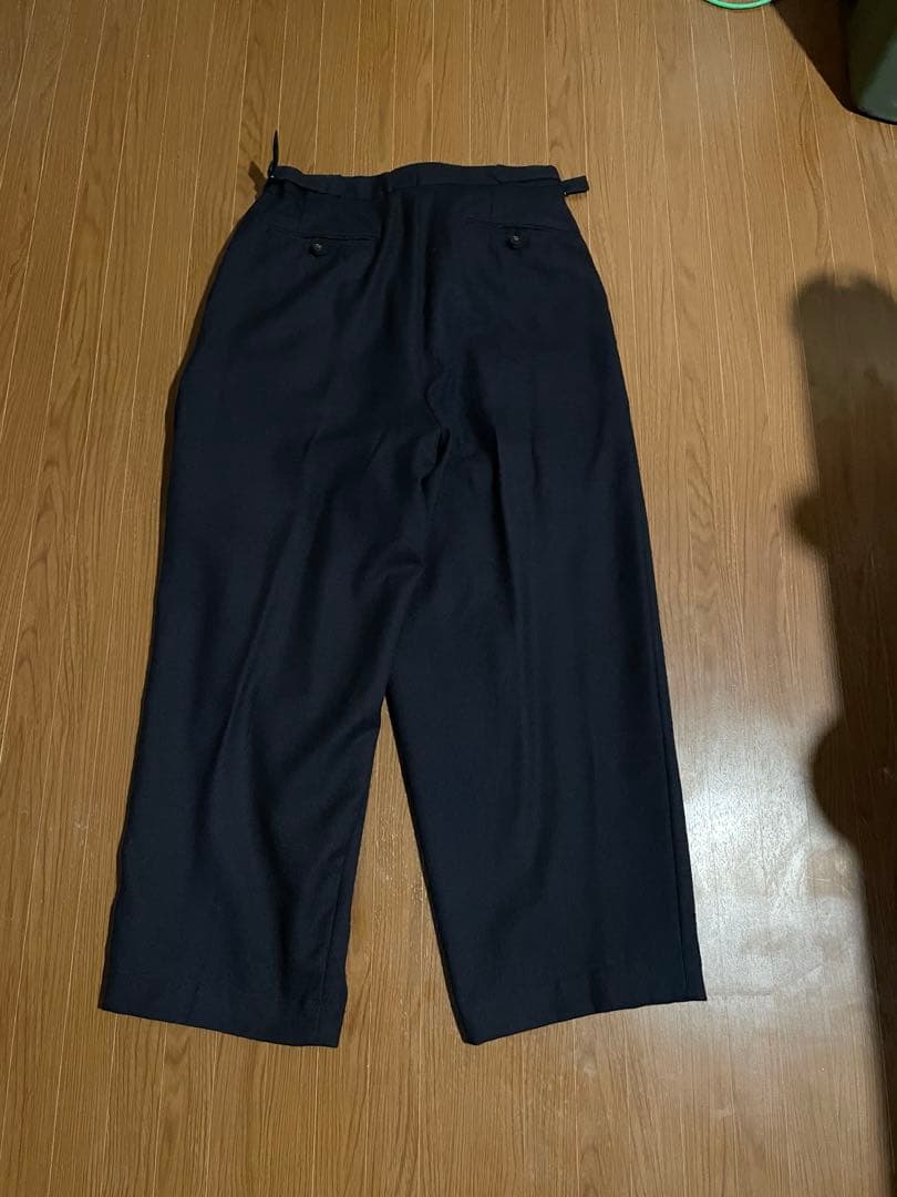 marka wool soft serge セットアップ size2 navy