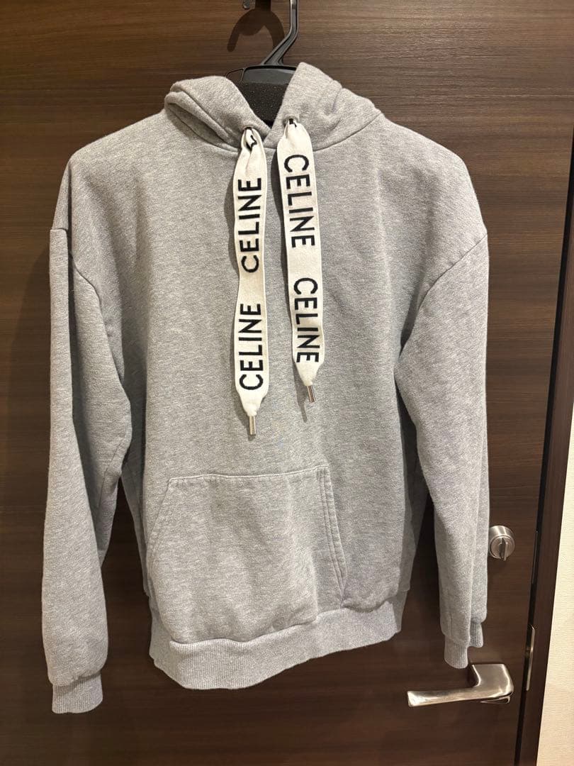 ジプシエール さん専用　 CELINE フード付きパーカー グレー　コットン