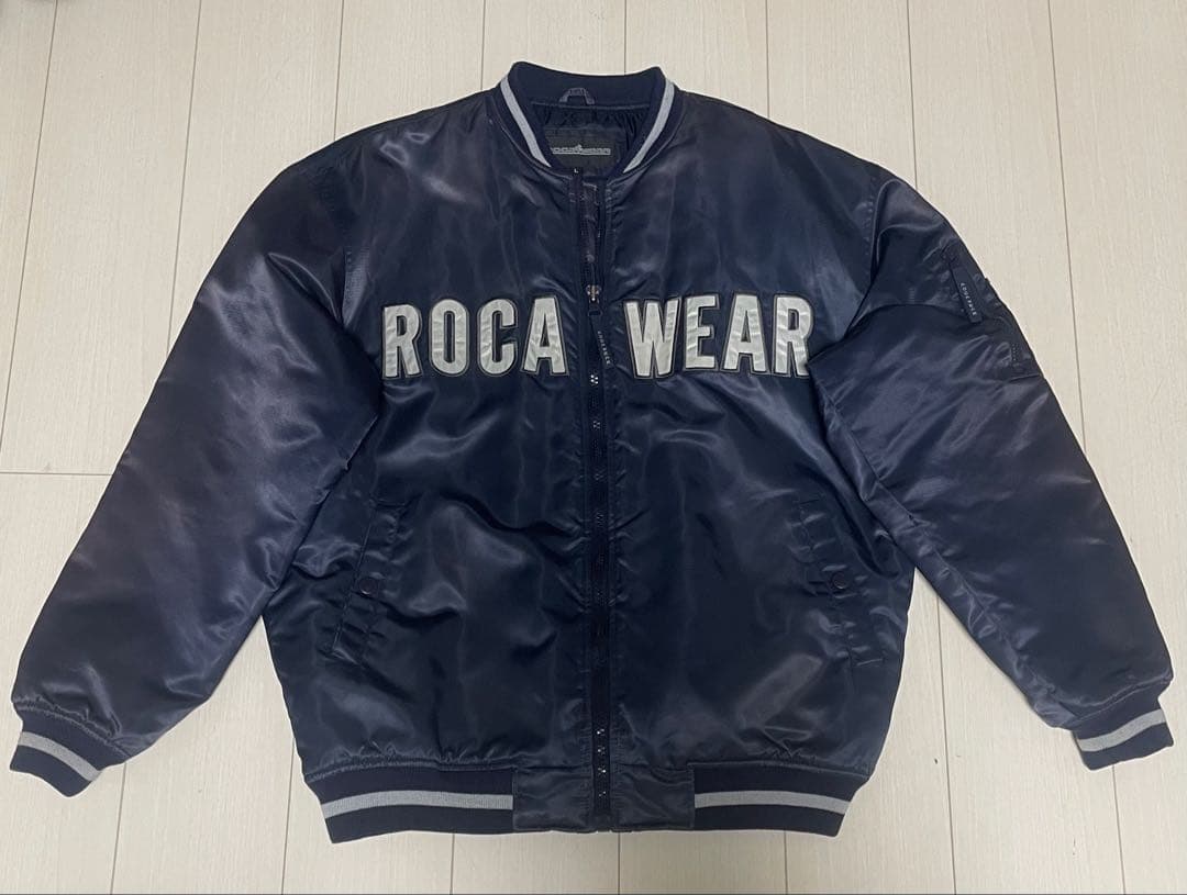着丈82 rocawear 90s bboy スタジャン