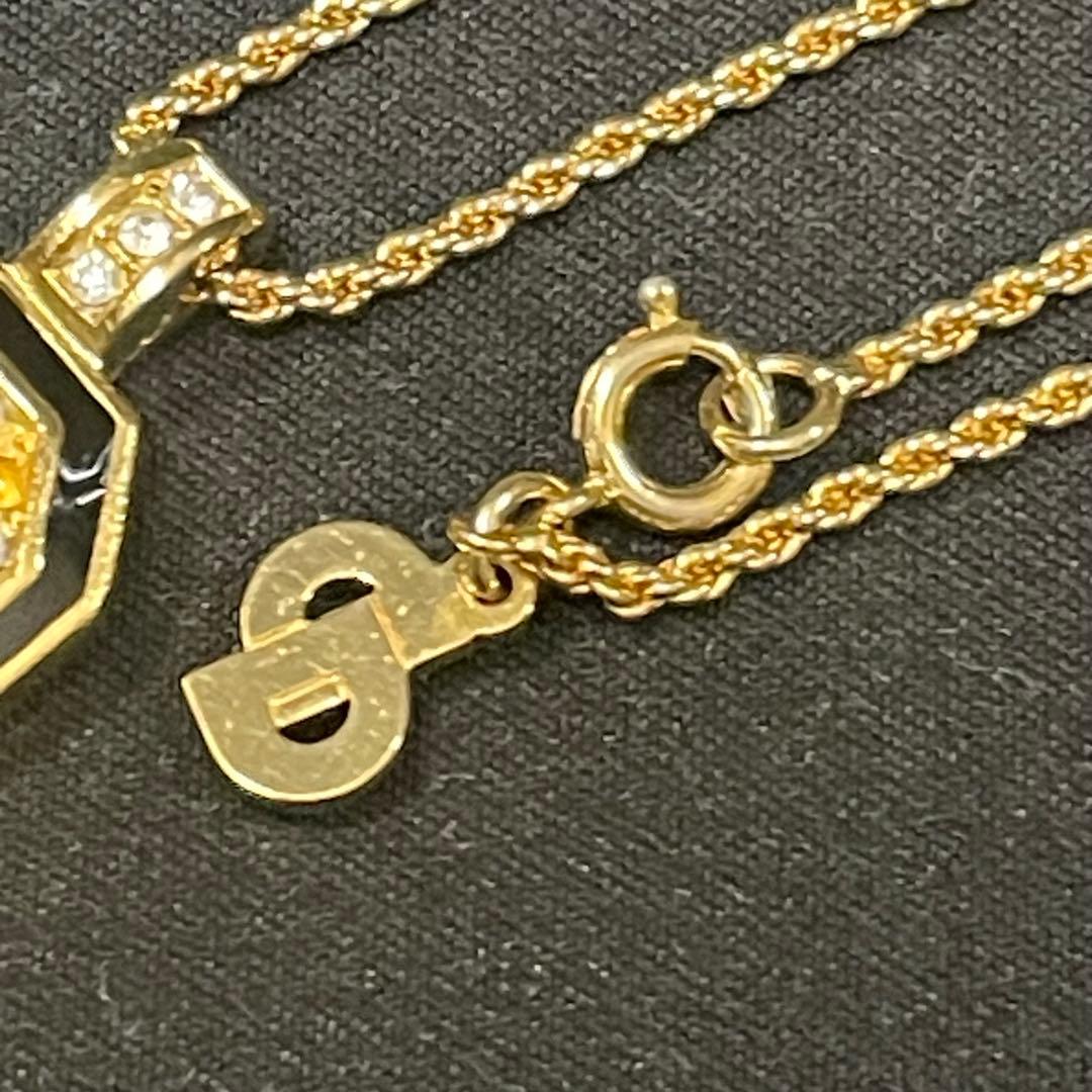 Christian Dior　ディオール　ネックレス　ペンダント　ラインストーン