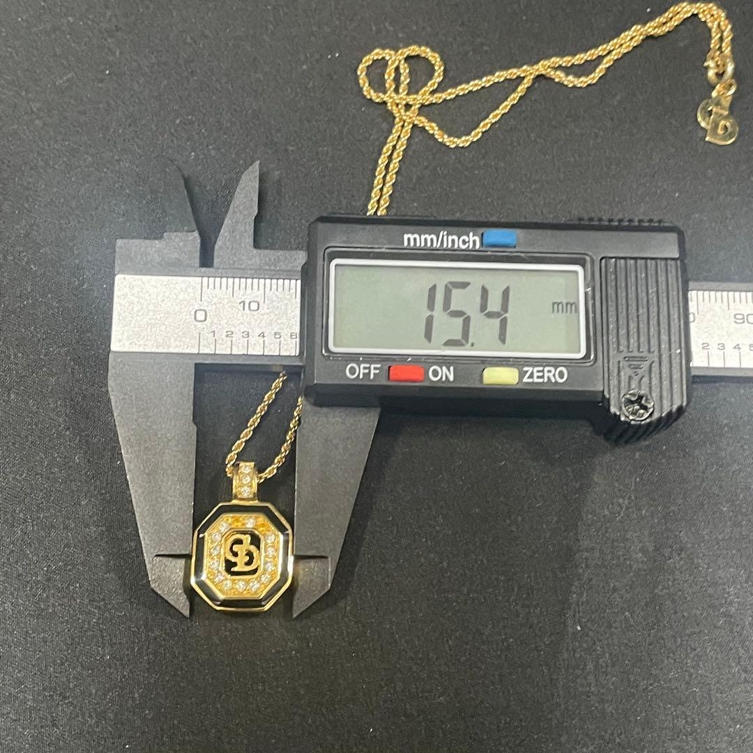 Christian Dior　ディオール　ネックレス　ペンダント　ラインストーン