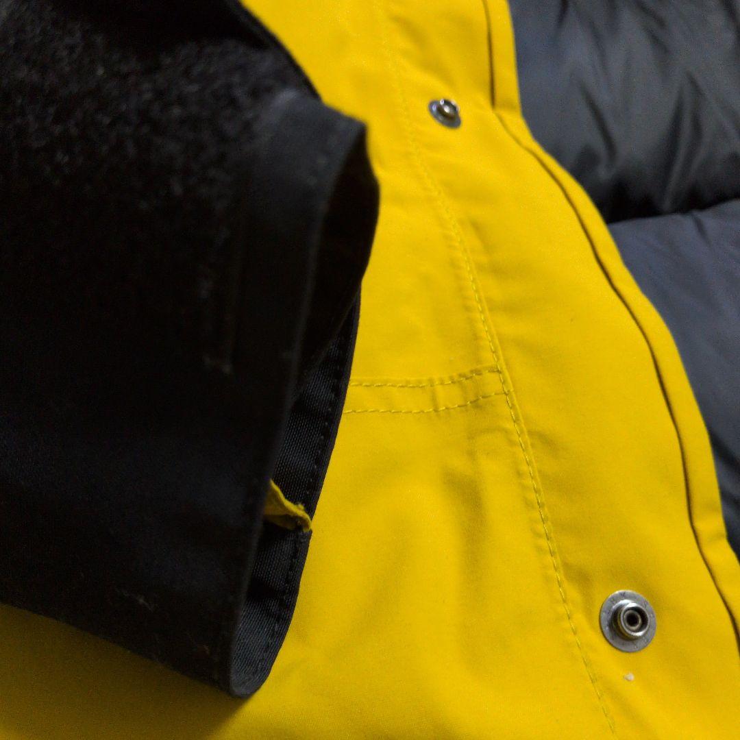 THE NORTH FACE ダウンジャケット XL イエロー・ブラック