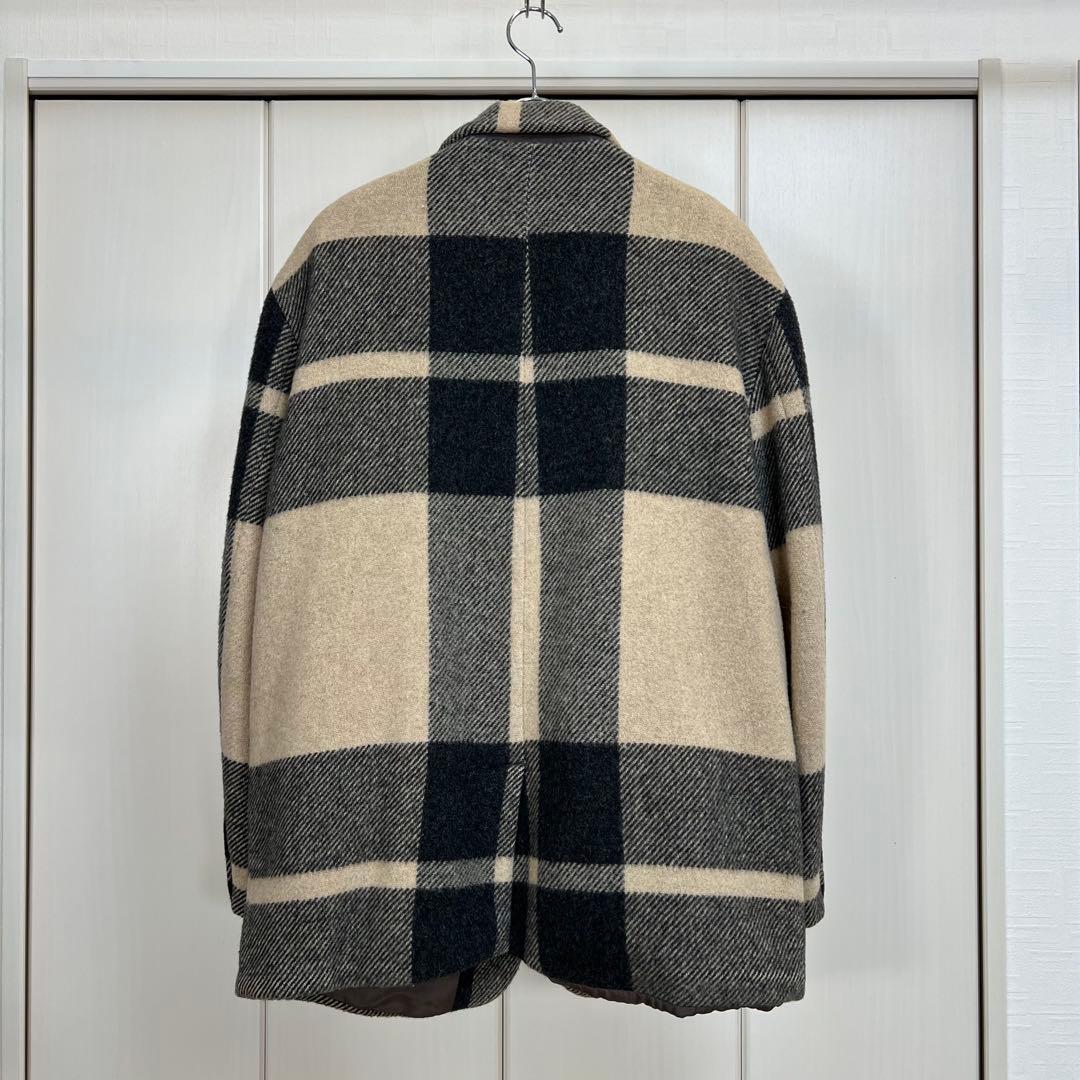 EMPORIO ARMANI 90s 大柄チェック テーラードジャケット