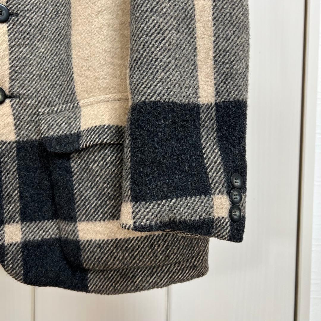 EMPORIO ARMANI 90s 大柄チェック テーラードジャケット