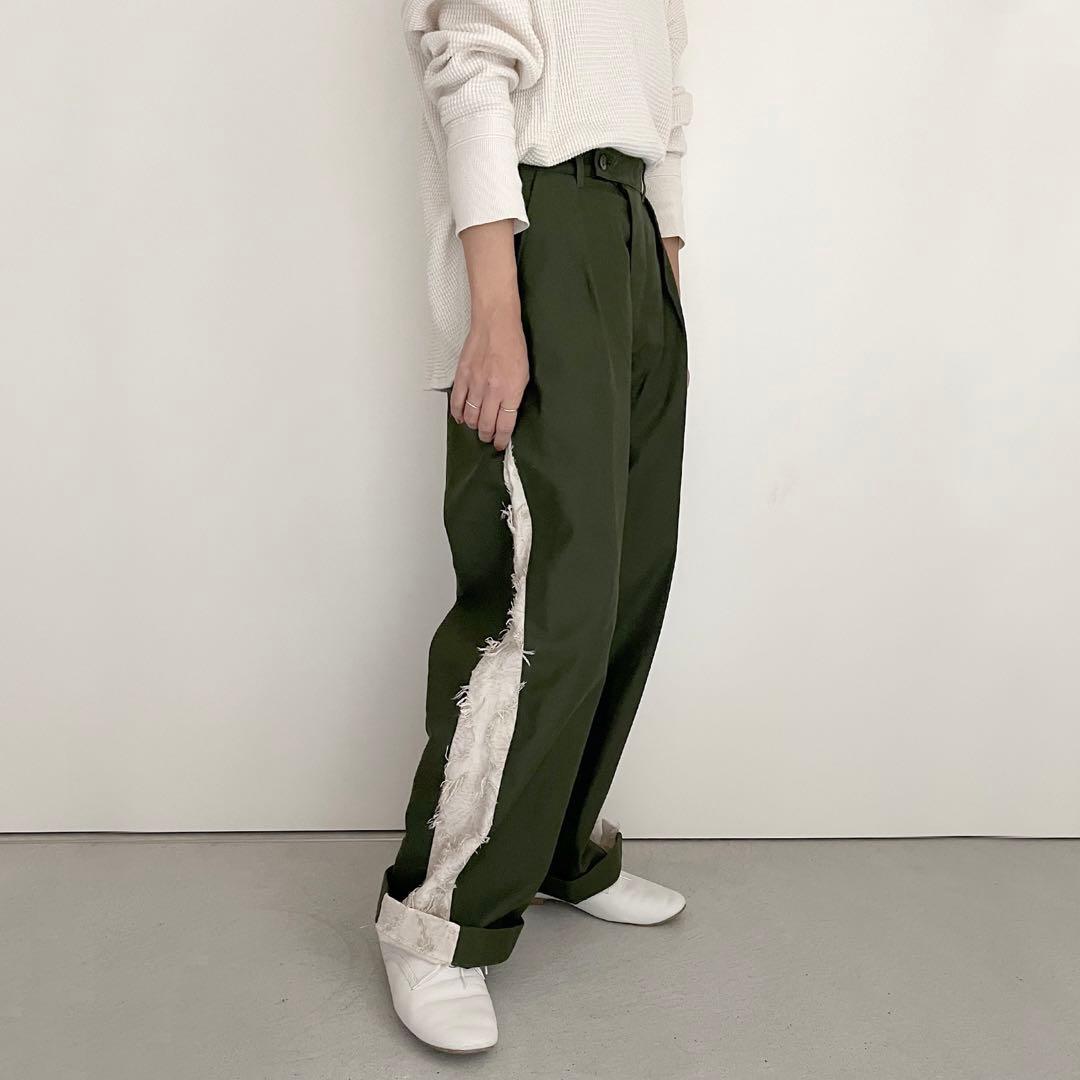 ヴィンテージミリタリー　リメイクパンツ　スウェーデン軍