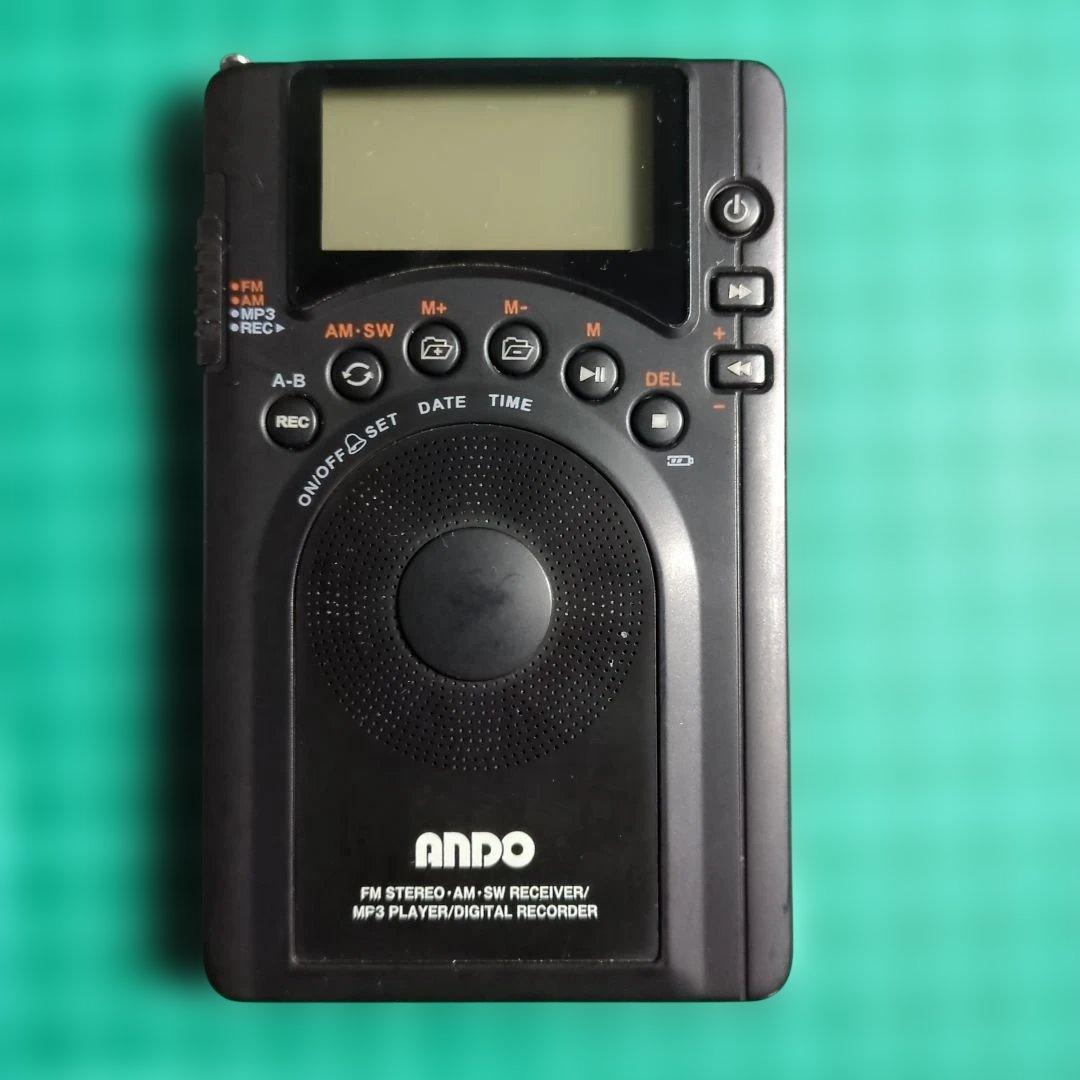 ANDO ER9-336D FMステレオAM短波ラジオ