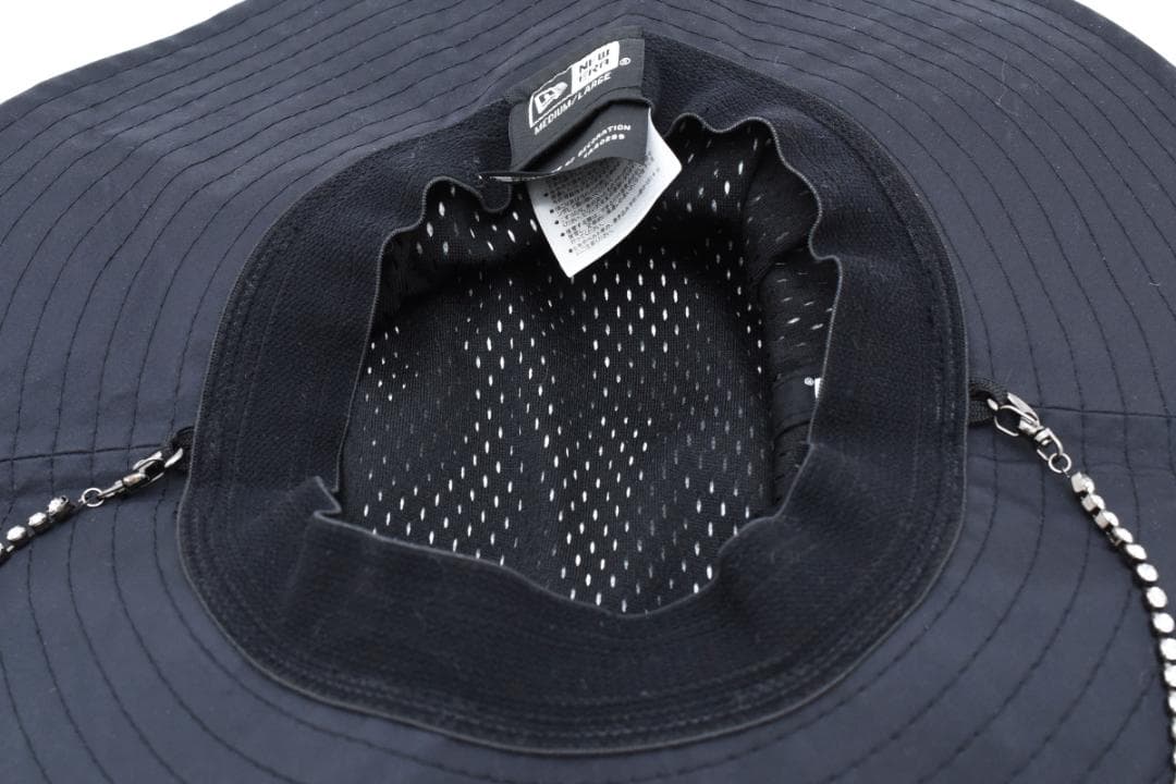 ★美品★ヌメロヴェントゥーノ　ニューエラ　ハット　クリスタル　ロゴ　ブラック