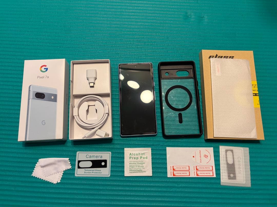 【美品】pixel7a ケース&保護フィルム付き