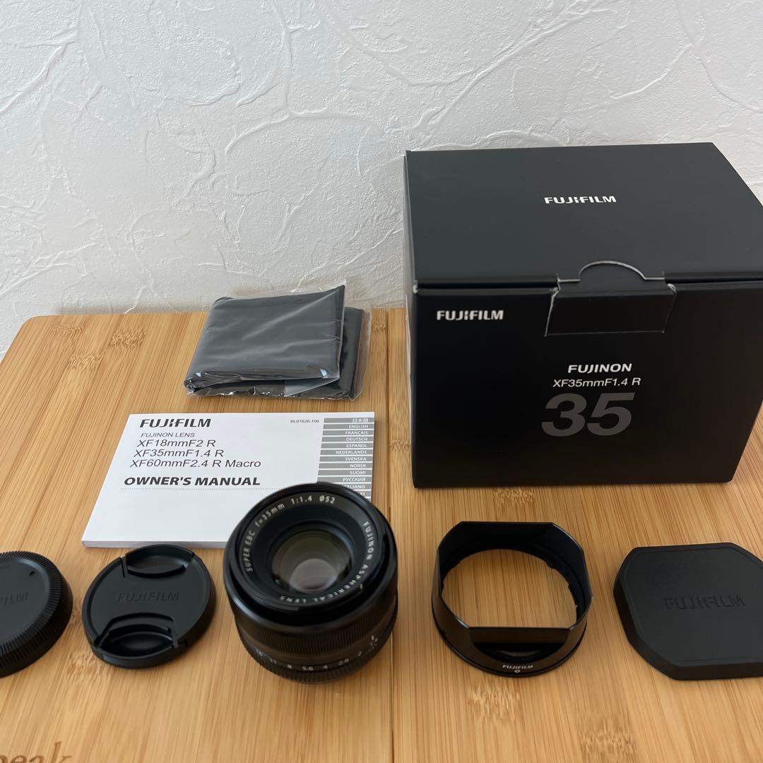 美品 FUJIFILM (フジフイルム) フジノン XF35mm F1.4 R