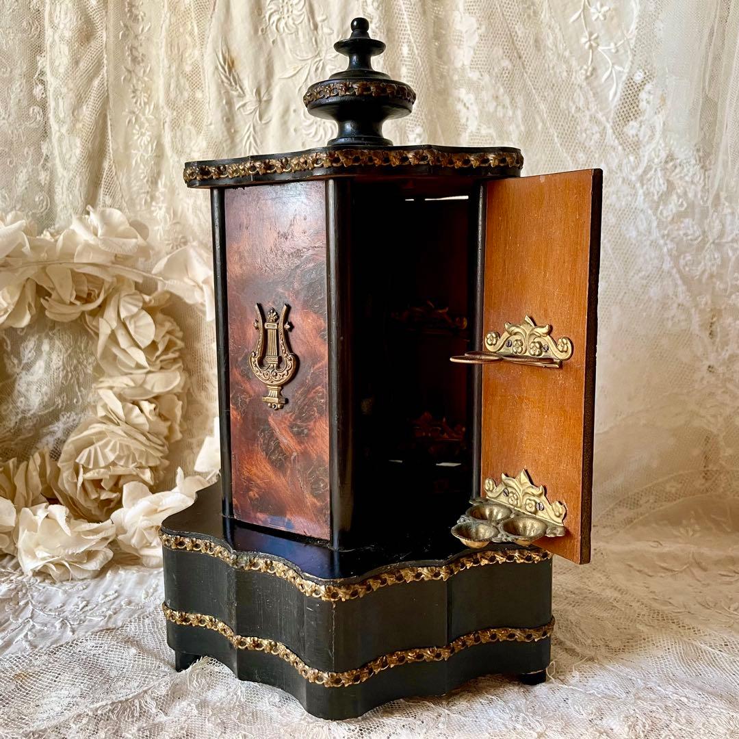 【レア】シガーセラー　葉巻ケース19世紀末フランスアンティーク　ナポレオン三世