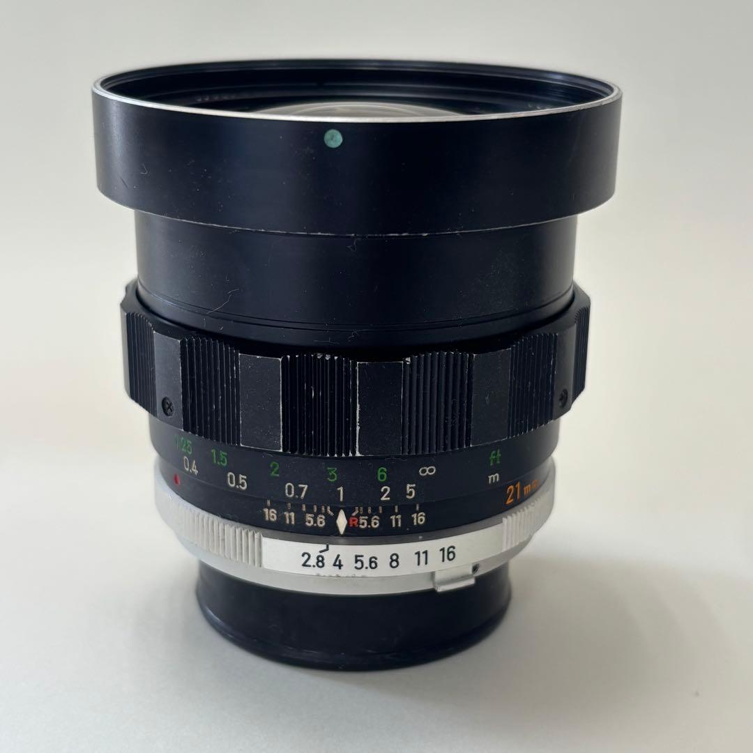 MINOLTA MC W ROKKOR-NL 21mm f/2.8レンズ