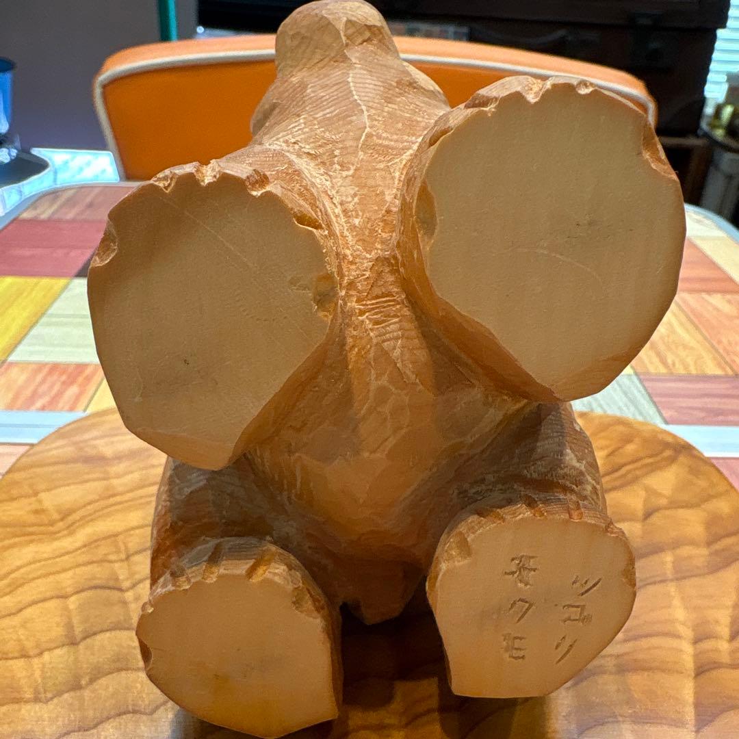 八雲　木彫り熊　レア　ぶさ可愛い