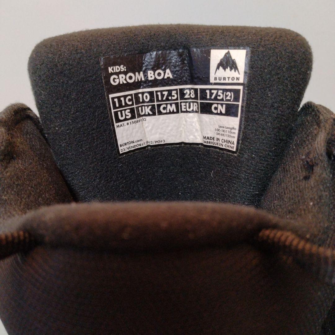 ✨️Burton バートン GROM BOA 17.5cm スノーボードブーツ