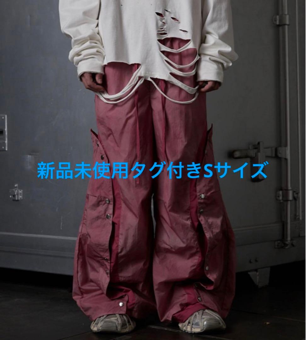 専用　grancy ボタンレイヤードデザインナイロンパンツ