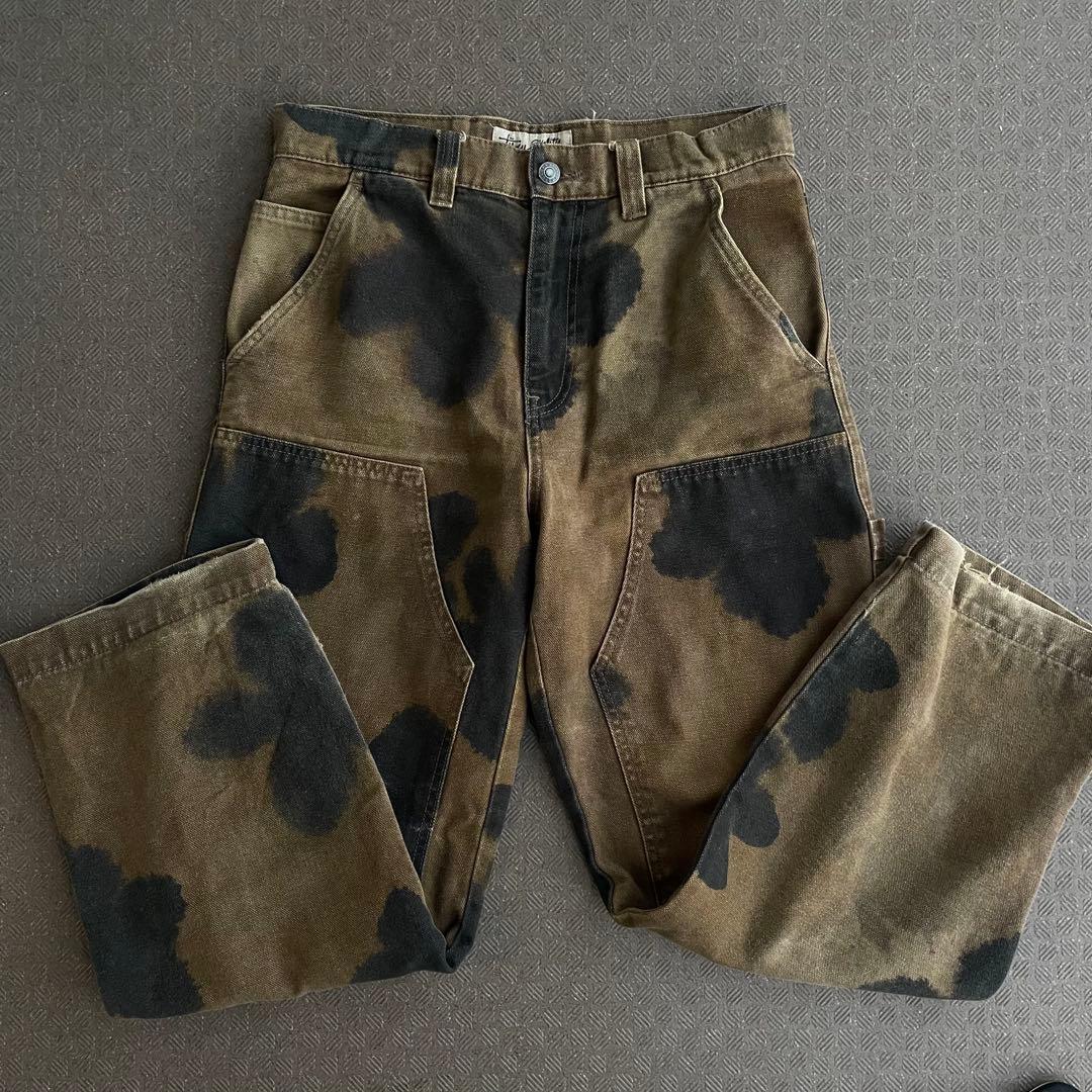 パンツ stussy floral dye work pants size28