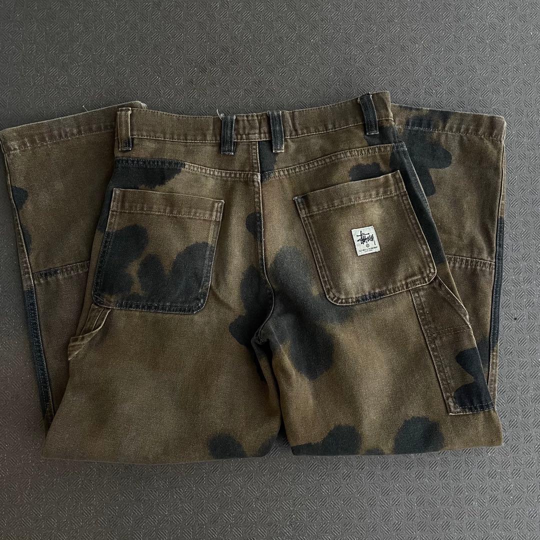 パンツ stussy floral dye work pants size28