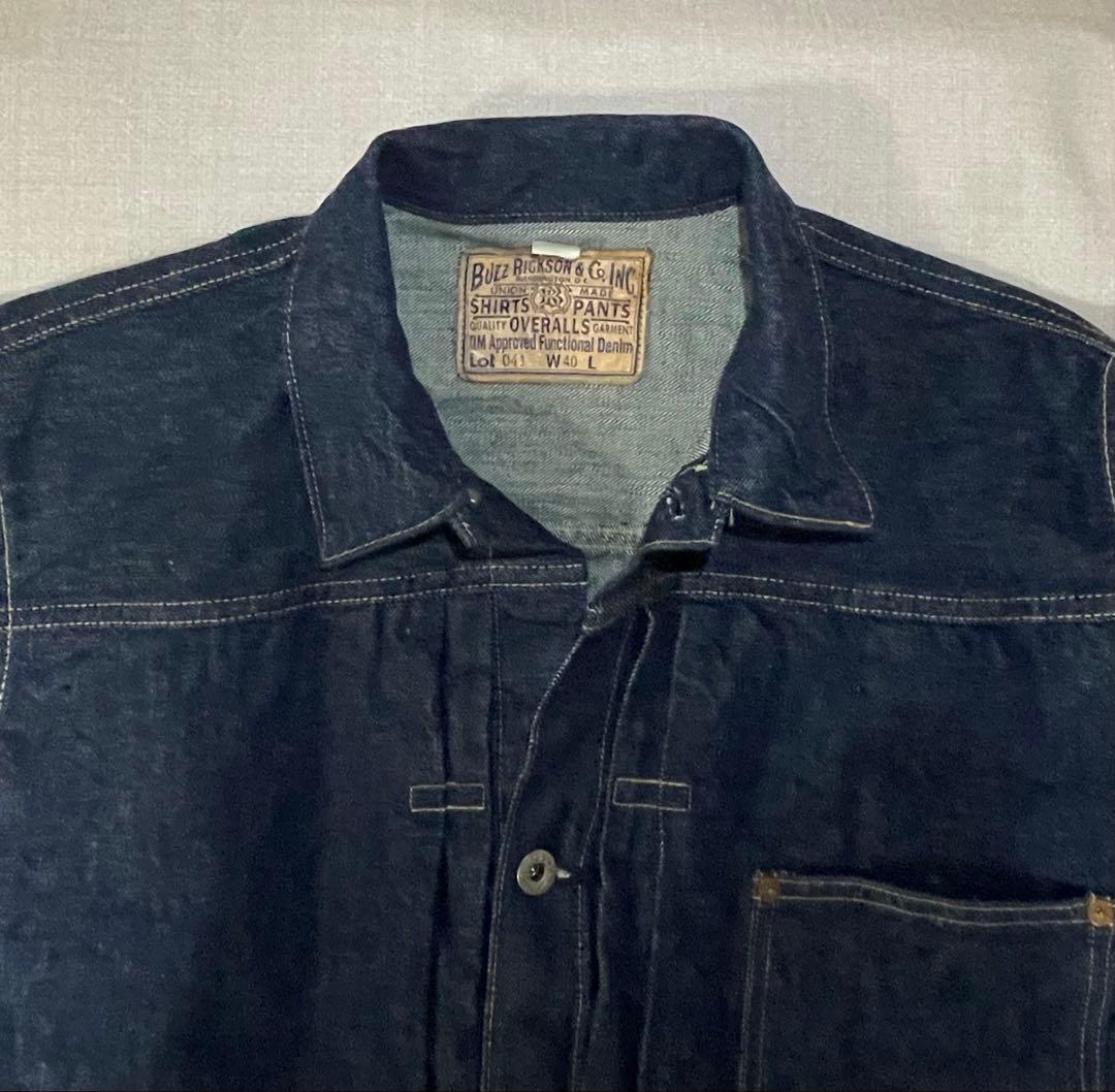 バズリクソンズ デニムジャケット Gジャン 大戦モデル サイズ40