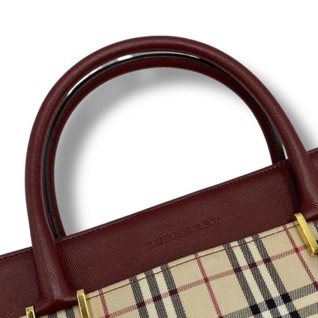美品 BURBERRY バーバリー ノバチェック バッグ Vintage 希少