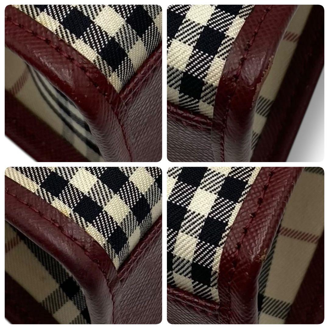 美品 BURBERRY バーバリー ノバチェック バッグ Vintage 希少