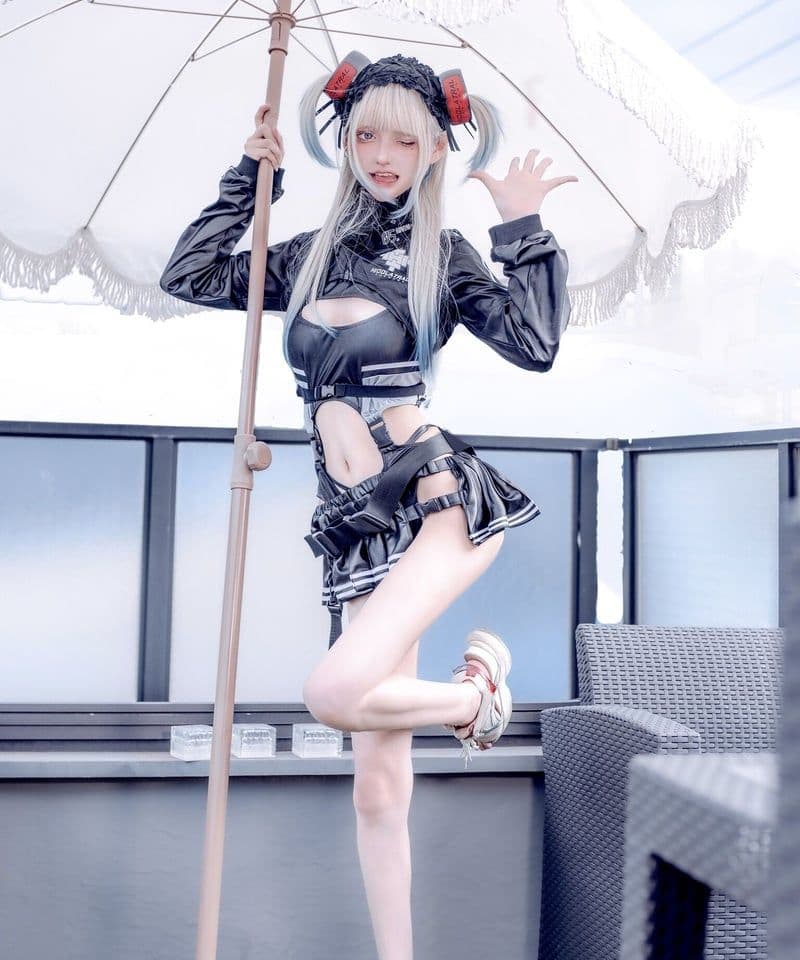 HIDOLATRAL THEODOL サイバージャージスイムウェア black