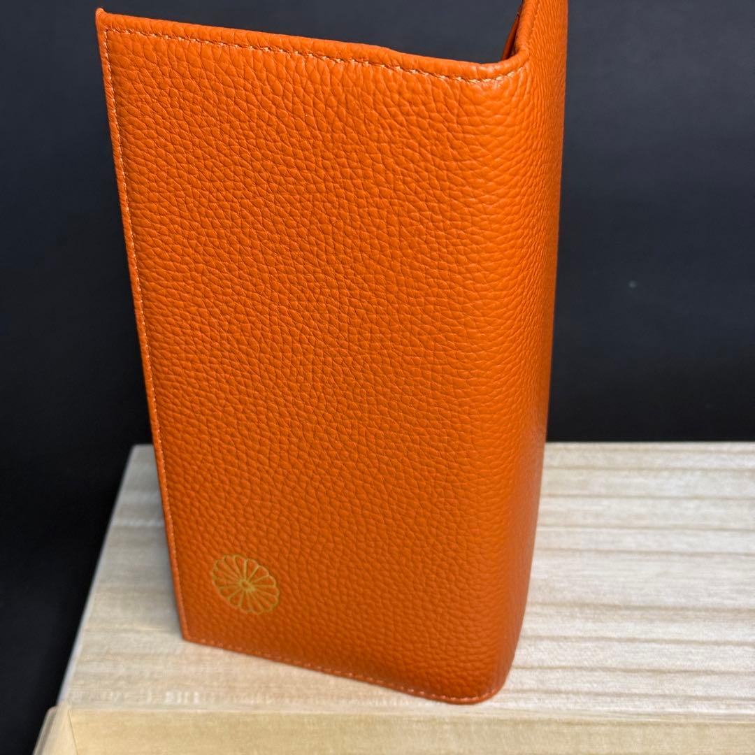 TAKU:皇居 限定 長財布 オレンジ色 貴重 新品未使用 プレゼント用に