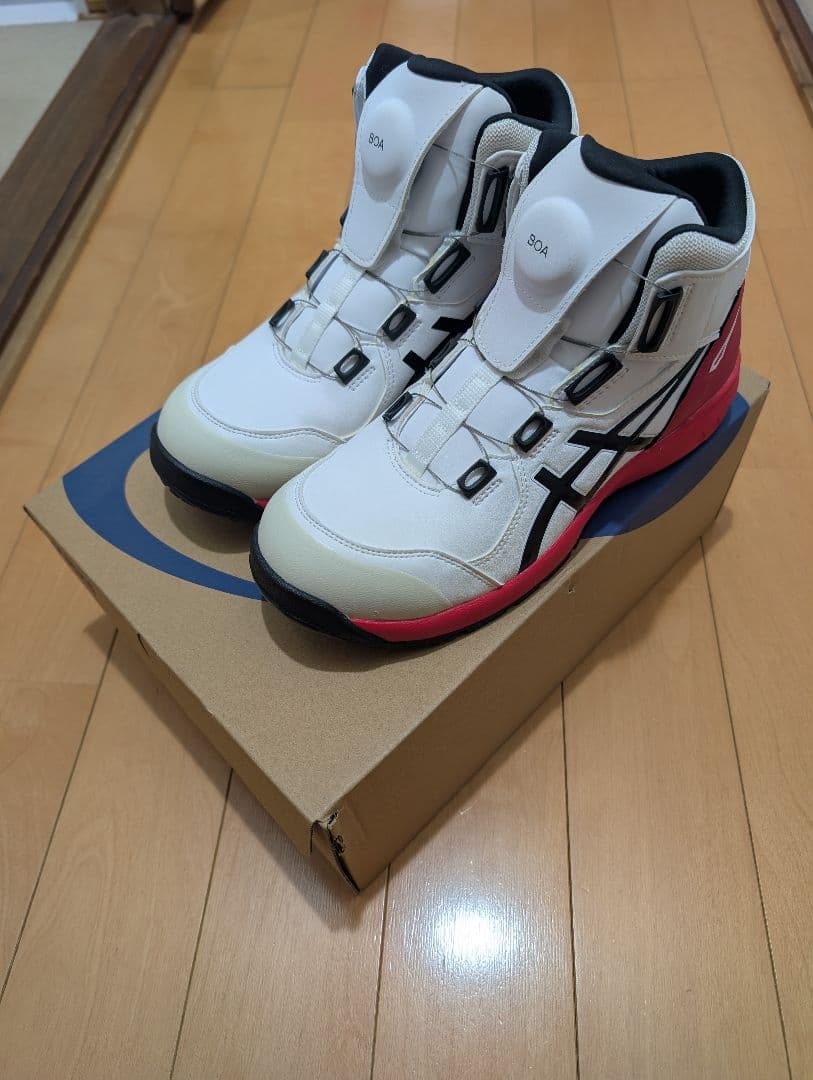 新品 asics アシックス 安全靴 26cm ハイカット ウィンジョブ