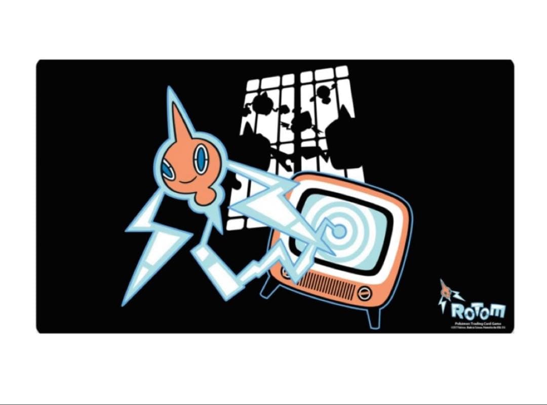ポケモンカードゲーム　ラバープレイマット　海外版　ロトムの不思議な部屋