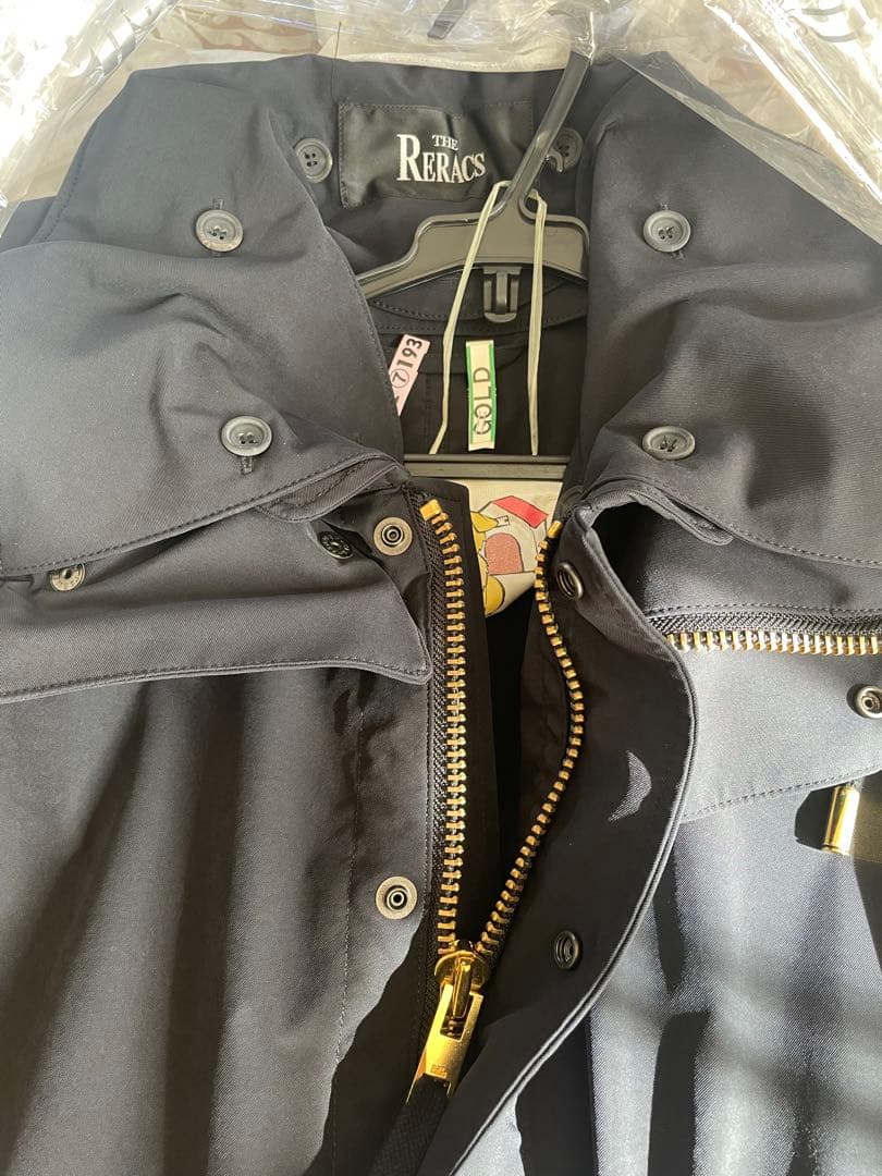 THE RERACS SHORTMODS ショートモッズコート 38/ネイビー