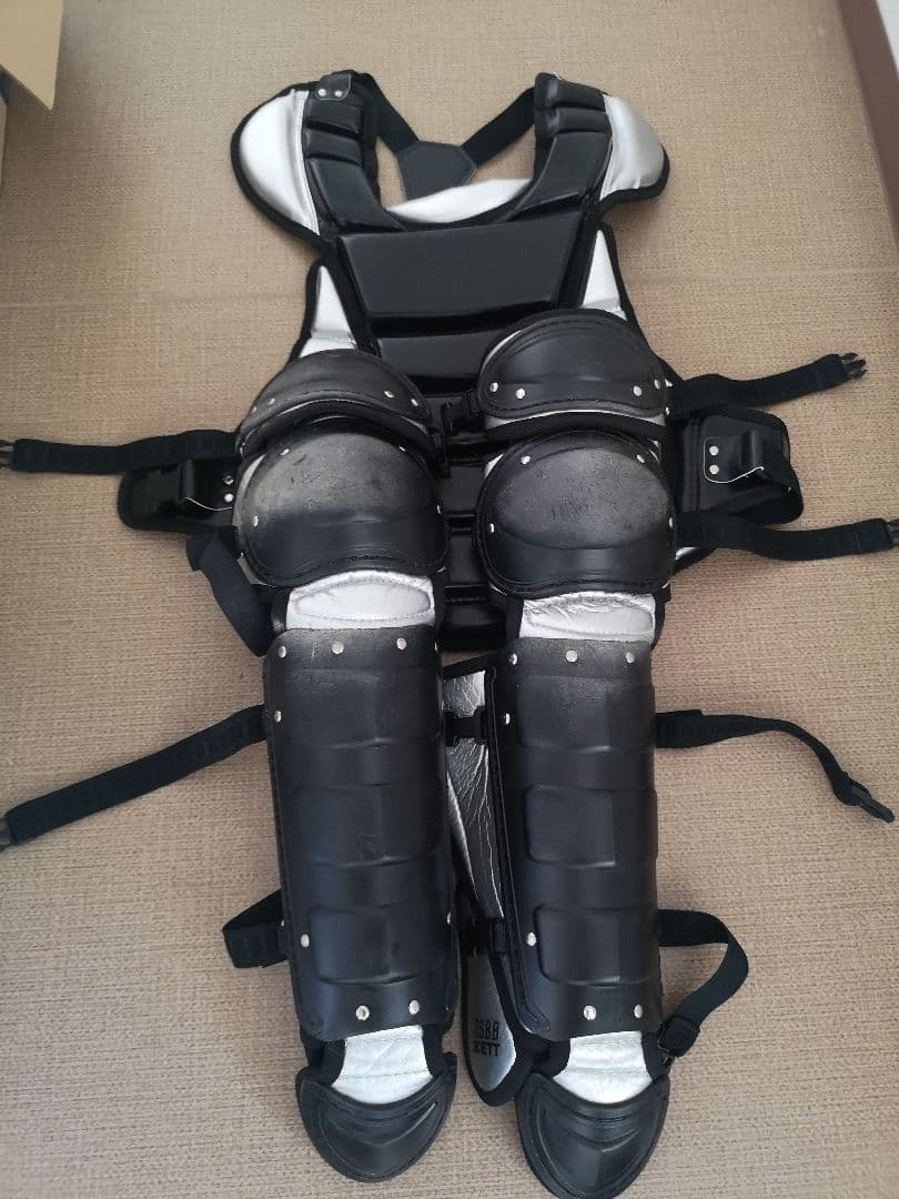 【プロフィール必読】ZETT キャッチャー プロテクター&レガース セット