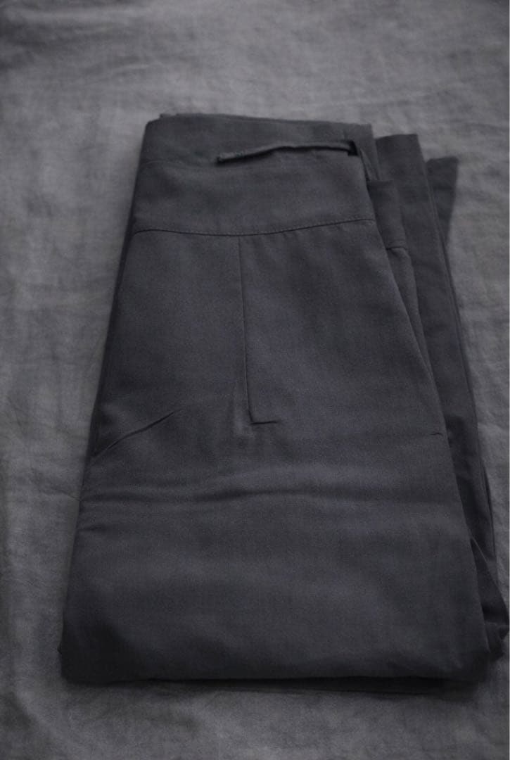 メンズ　ロングスカート　ダークグレー　チベタン