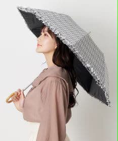 ◆タグ有新品未使用【ランバンオンブルー】晴雨兼用傘・ 日傘・遮光 遮熱 UV楽折