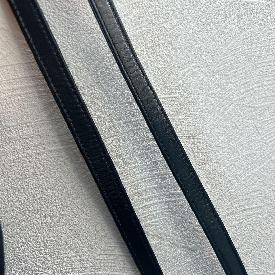 FENDI フェンディ ショルダーストラップのみ ブラック シルバー金具 フック