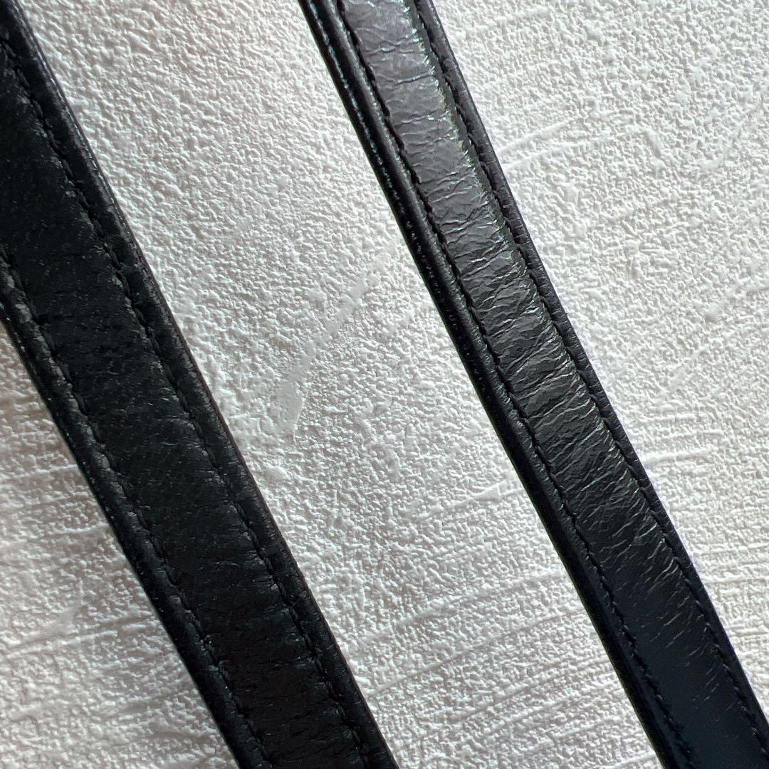 FENDI フェンディ ショルダーストラップのみ ブラック シルバー金具 フック