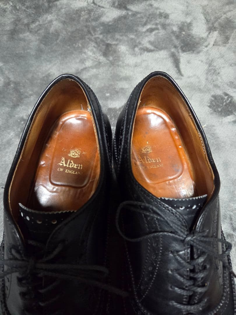 Alden 903 ショートウィングチップ