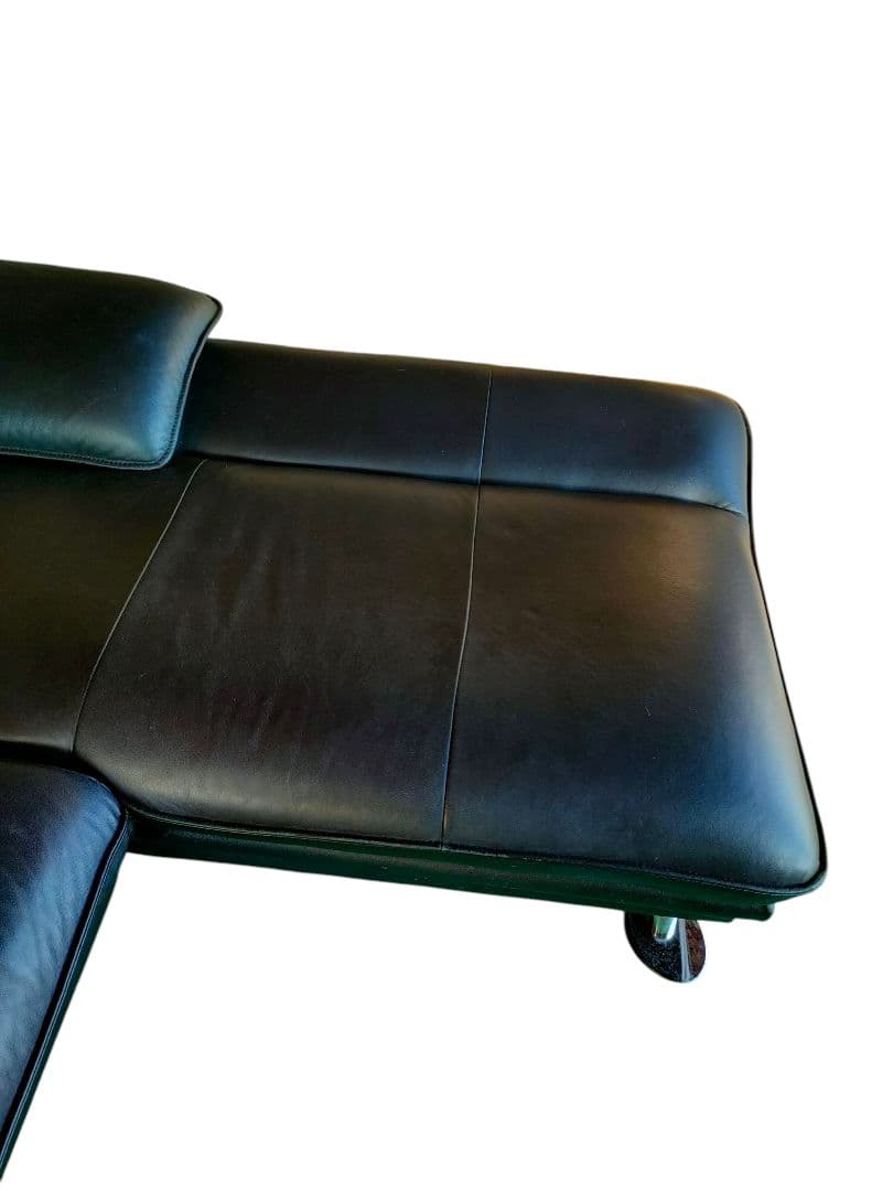 ニトリ　本革　L字カウチソファ 　クッション付き　地域限定配送