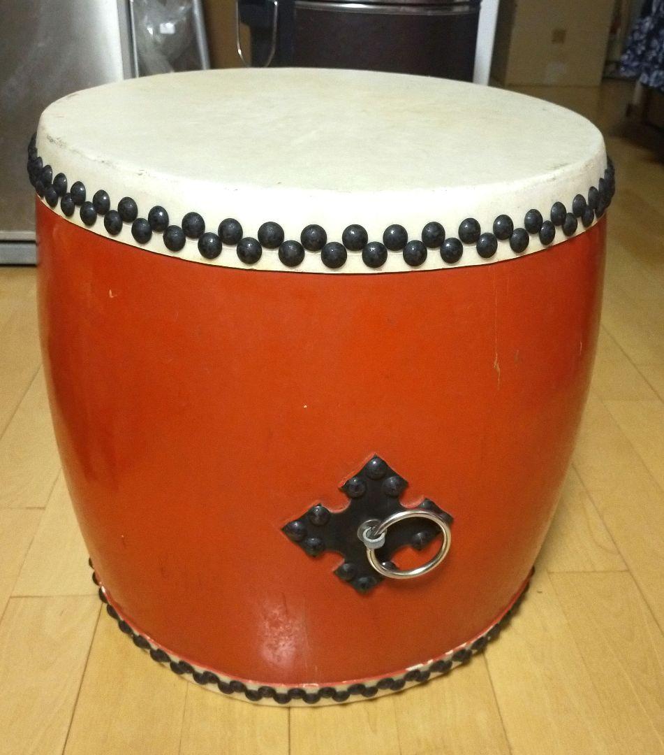 エイサー 大太鼓 打楽器　直径38cm 本皮